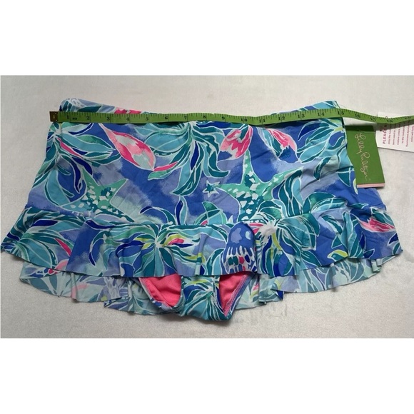 Lilly Pulitzer Cruise Skirted Bikini Bottom Bennet Blue Celestial Seas - Picture 1 of 7